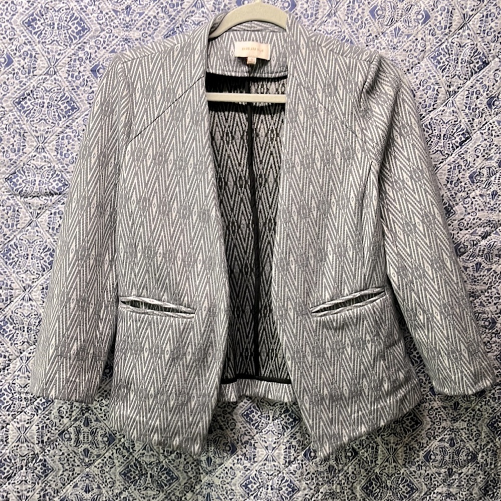 Open front blazer